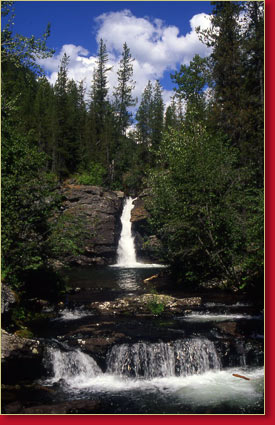 Kootenai-Salish waterfalls
